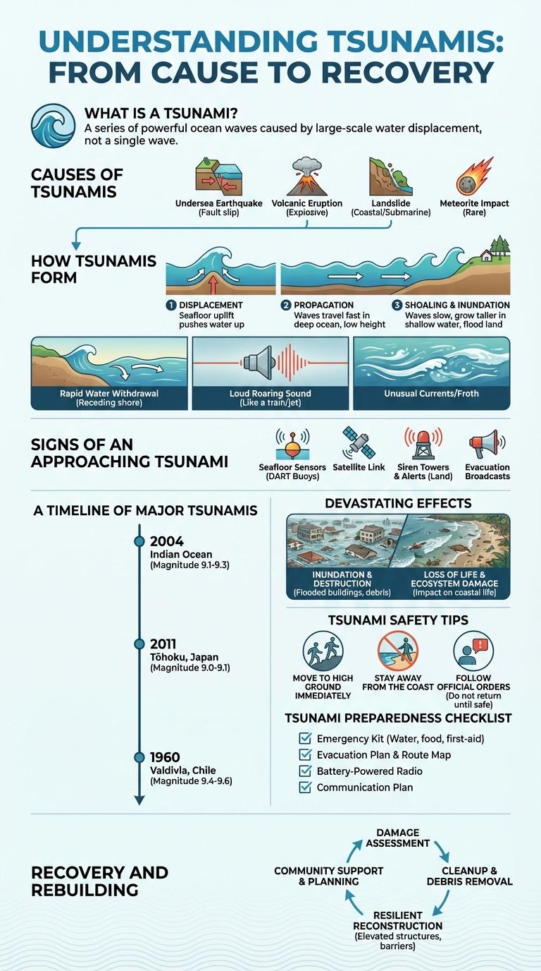 Infographic About Tsunamis