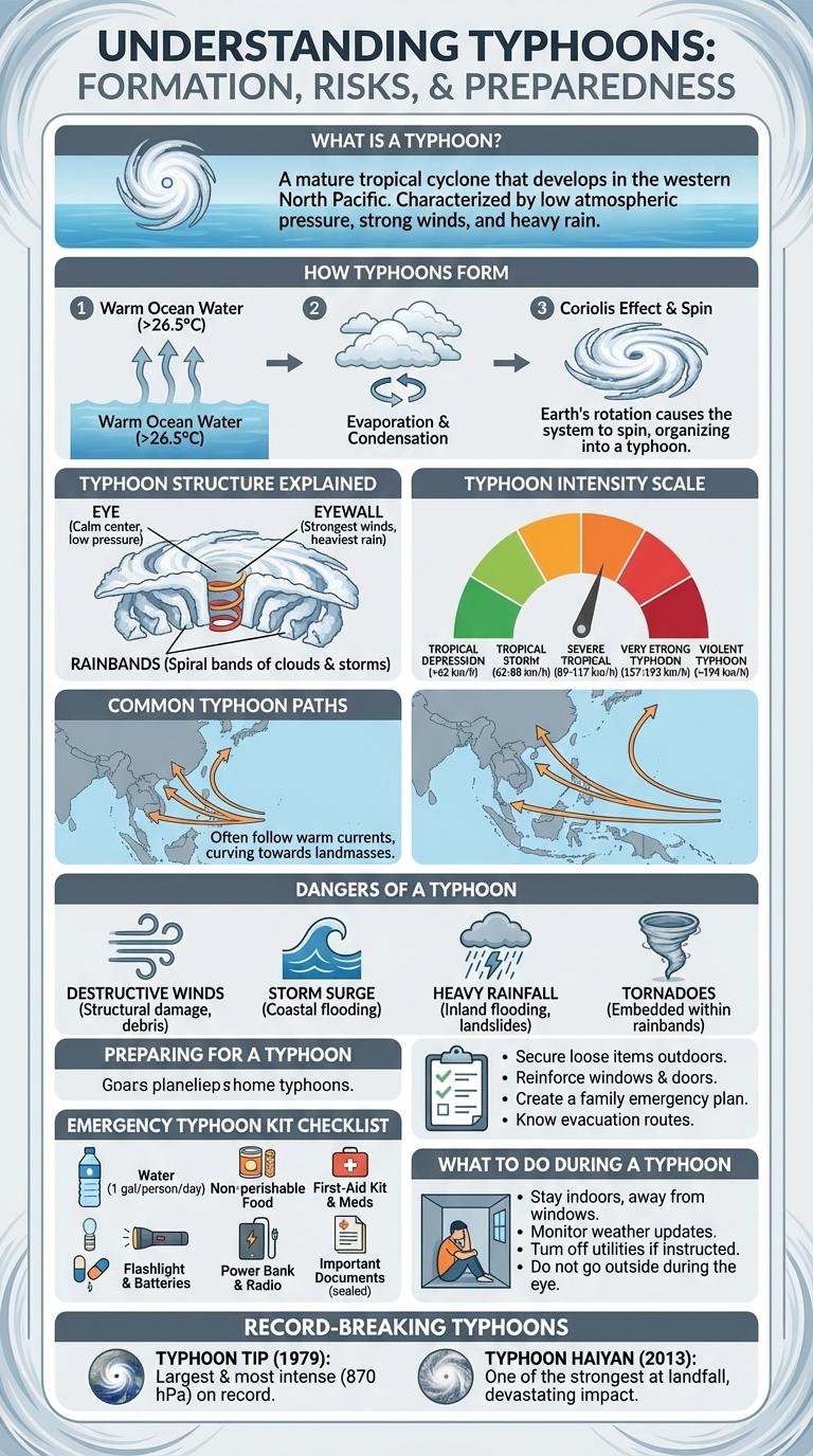 Infographic About Typhoons