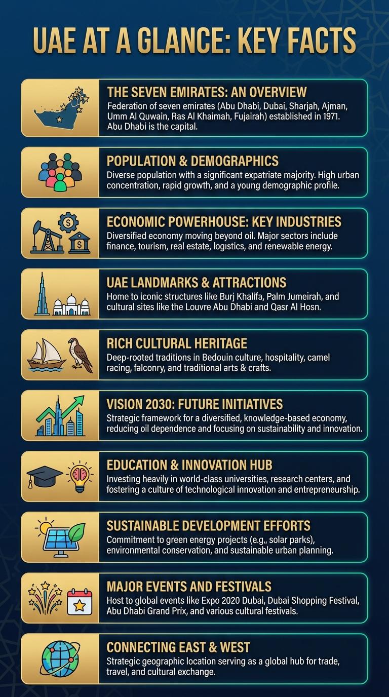 Infographic About the UAE