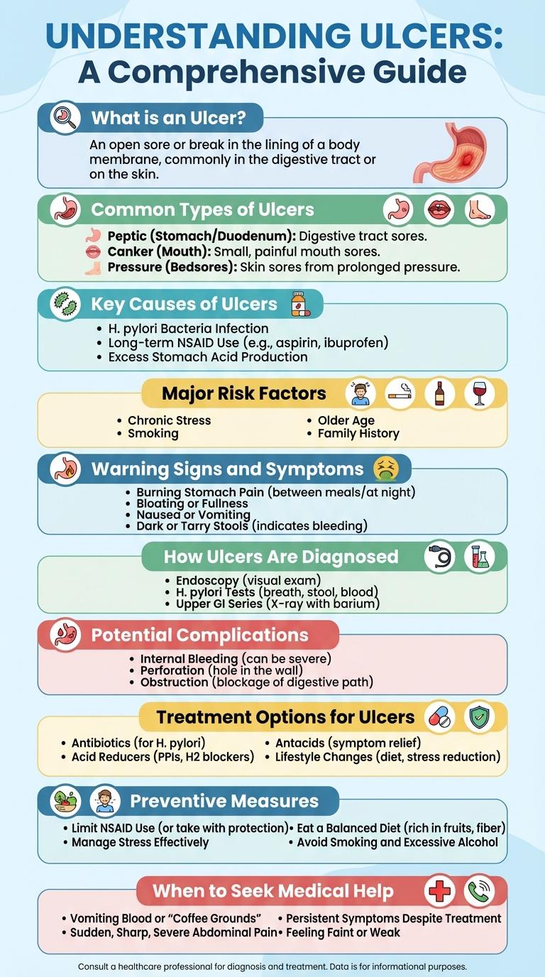 Ulcer Infographic: Key Facts, Symptoms, and Treatment Options