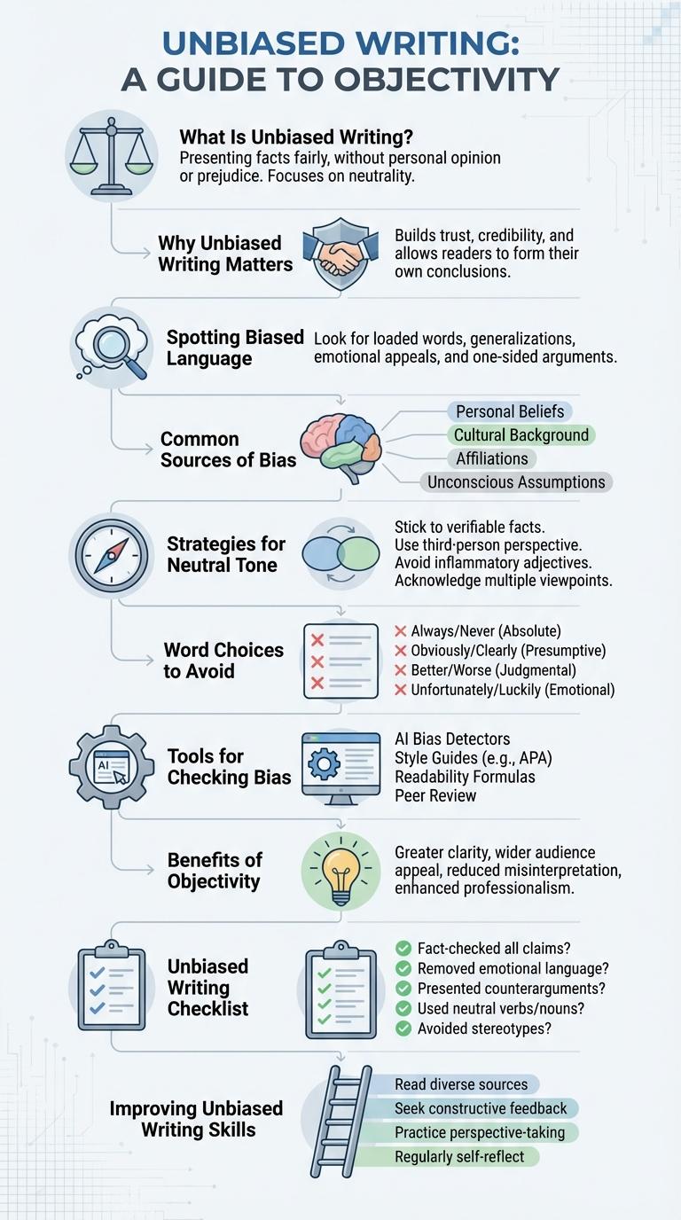 Infographic: Tips for Writing Unbiased Content