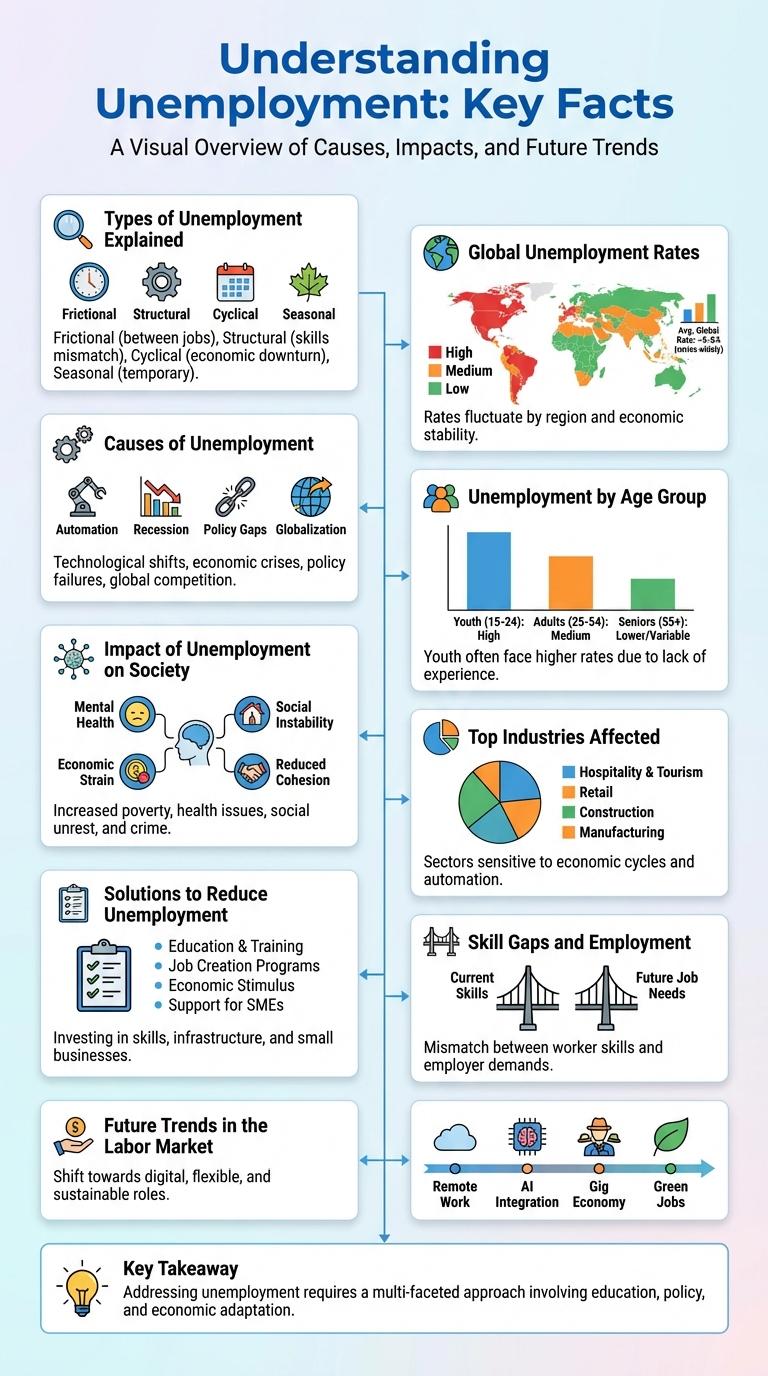Infographic on Unemployment: Key Facts and Trends