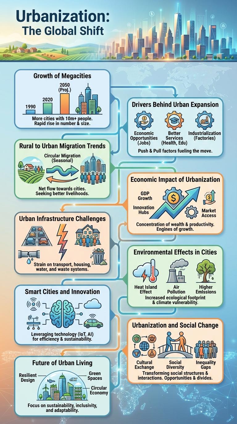 Infographic: The Impact of Urbanization on Modern Cities