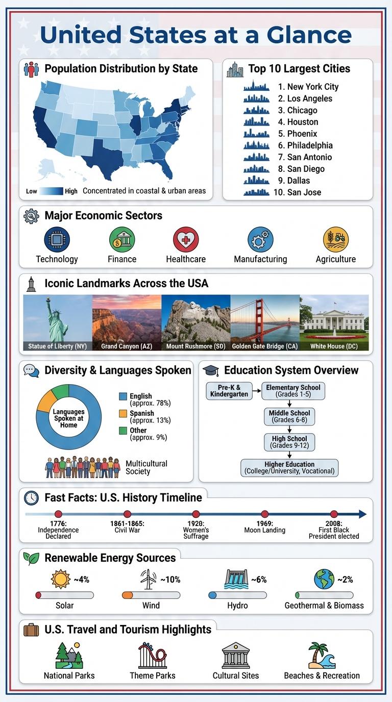 Infographic About the USA