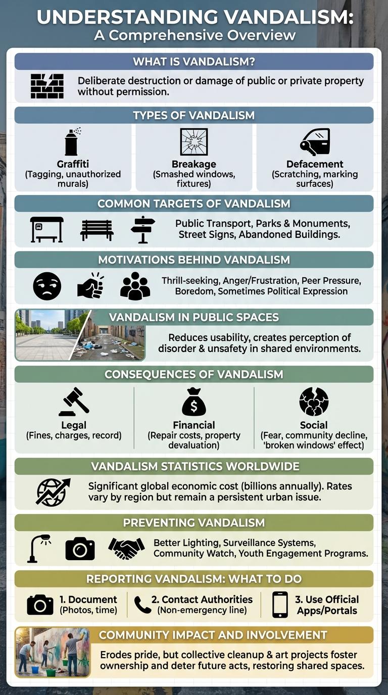 Infographic: Understanding Vandalism - Causes, Effects, and Prevention