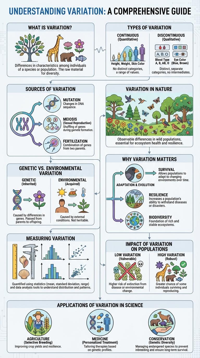 Infographic About Variation: Understanding the Different Types and Their Importance