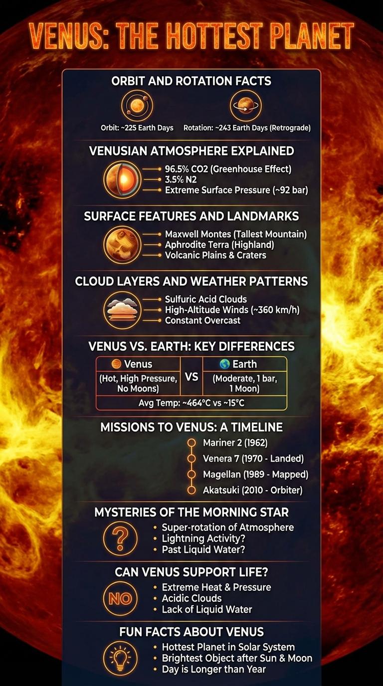 Infographic: Fascinating Facts About Venus