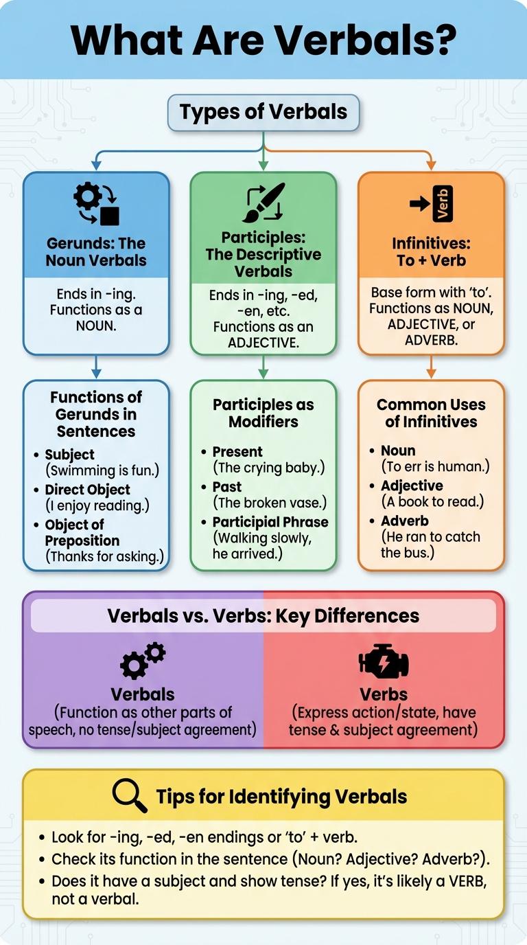 Infographic: Understanding Verbals and Their Uses