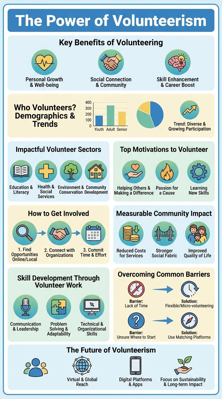Infographic on the Importance of Volunteerism