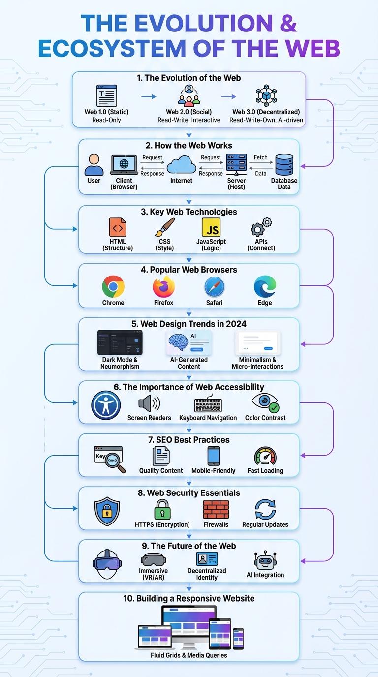 Informative Infographic About the Web