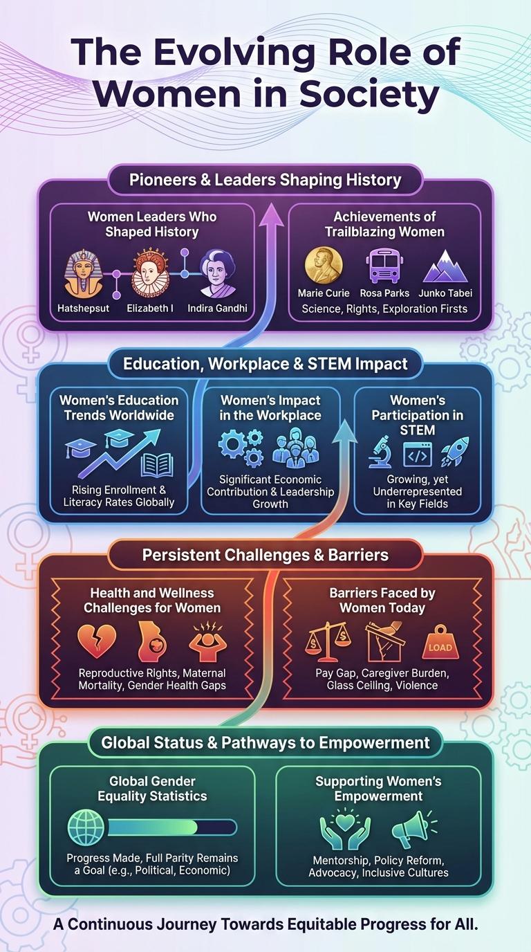 Infographic About Women: Key Facts and Insights