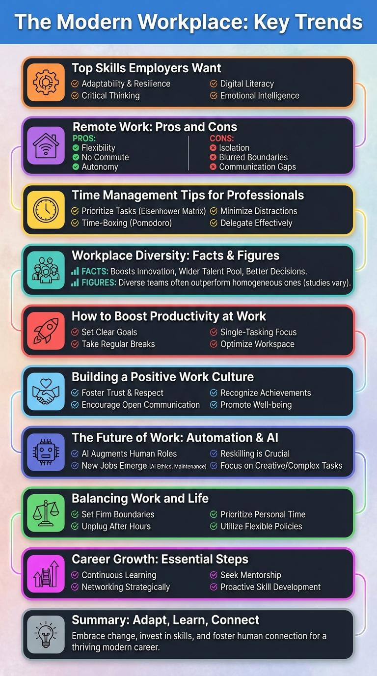 Infographic About the Workplace